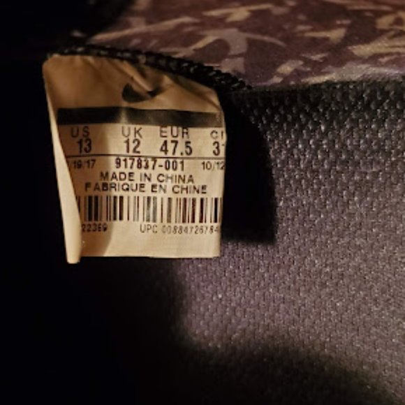 Nike Zoom Trout 4 Men's Metal Baseball Cleats - Black/White - Picture 7 of 7